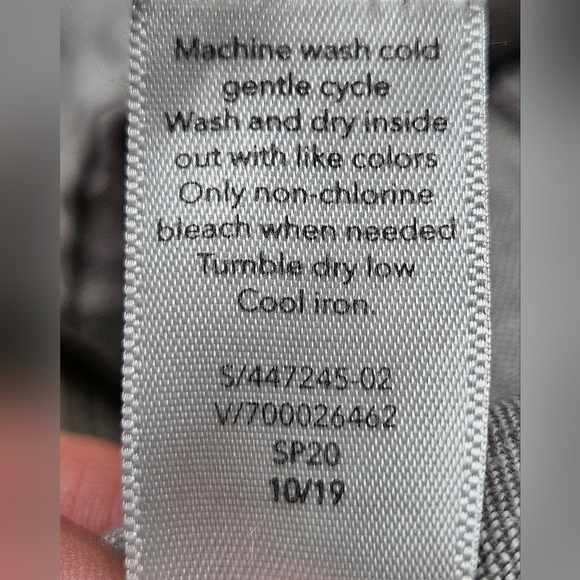 Athleta Cabo Linen Shorts Size 2 Grey 4" inseam - Picture 6 of 8